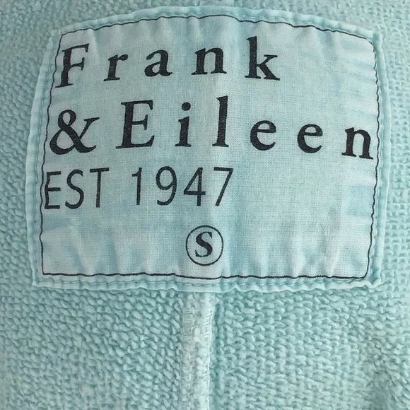 NWT Frank & Eileen Blue Sweatpants with Relaxed Fit size S - Picture 3 of 3